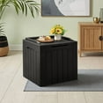 thumbnail image 4 of Homall 31 Gallon Outdoor Deck Box In Resin with Seat, Black, 4 of 8