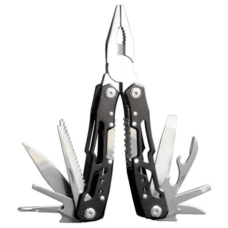 Multifunctional Outdoor Mountaineering Camping Portable Black Mini Folding Knife Black
