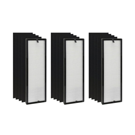 Nispira NEAF1 NEAC1 HEPA Pre Filter Replacement for Eureka NEA120 / Toshiba Smart WiFi Air Purifier 3 Set