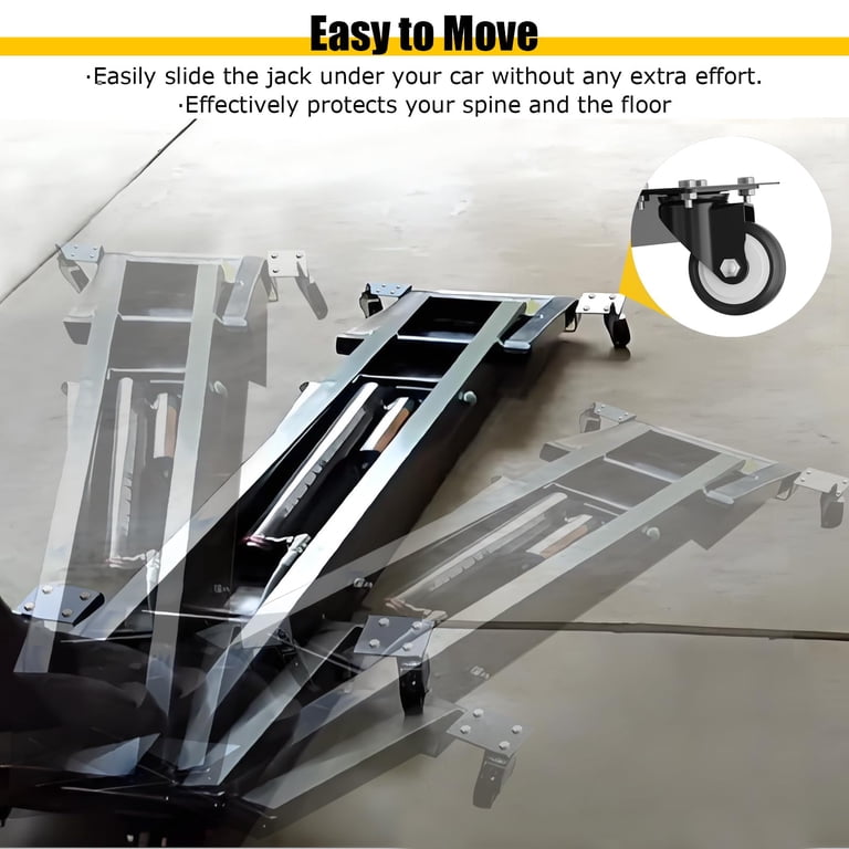 Transferable Caster Kit Compatible with Quickjack 7000TL/TLX