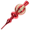 thumbnail image 4 of Spherical Christmas Tree Topper Plastic Ornament for Christmas Decoration Xmas Treetop, 4 of 10