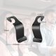 thumbnail image 5 of BRILLAR 4 ganchos negros para coche: asiento, almacenamiento, interior, reposacabezas, bolsa, 5 of 5