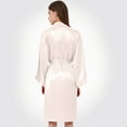thumbnail image 2 of ASFGIMUJ Women's Wedding Party Team Bride Robe Letters Kimono Satin Pyjamas Bridesmaid Bathrobe, 2 of 4