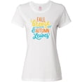 thumbnail image 3 of Inktastic Thanksgiving Fall Breeze and Autumn Leaves Women's T-Shirt, 3 of 5