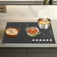 thumbnail image 6 of 5-Burner Electric Ceramic Cooktop, Modern Countertop & Embedded, Precise Temperature Control, Safety Features, LED Display, 110V, 900W-1200W Power, 6 of 8