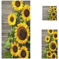 thumbnail image 2 of 3D Beautiful Sunflowers on Wooden Board Soft Luxury Decorative Set of 3 Towels, 1 Bath Towel+1 Hand Towel+1 Washcloth, Multipurpose for Bathroom, Hotel, Gym, Spa and Beach, 2 of 5