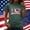 Green, variant on American Flag Shirts for Women 4th of July T-Shirt Graphic Patriot Tee USA Flag Shirt Tops