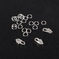 thumbnail image 5 of Alexcraft 23Pcs Lobster Claw Clasps and Open Jump Rings Set, Silver Plated Thicked Necklace Bracelet Clasps and Closures Lobster Clasps for Jewelry Making, 5 of 6