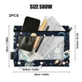 thumbnail image 3 of Cartoon Rabbit Astronaut 2 Pack Pencil Pouch for 3 Ring Binder Smooth Zipper Folders with Pockets Clear Window Pencil Case, 3 of 6