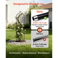 thumbnail image 3 of KFFKFF Garden Trellis, 60 x 15 inch Plant Support, Set of 4 Trellises with Powder-Coated Finish and Locking Mechanism, Ideal for Supporting Flowers, Vegetables, and Roses, 3 of 9