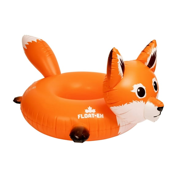Float-EH Fox Pool Float for Adults - Beach Floats are Thick, Durable, and Vinyl Designed - Floaties Designed in Canada for Canadians