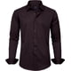 thumbnail image 1 of J.VER Camisas de vestir para hombre, camisa formal de manga larga, elástica, sin arrugas, informal, con botones, 1 of 4
