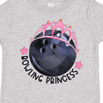 thumbnail image 4 of Inktastic Bowling Princess- Tiara Girls Toddler T-Shirt, 4 of 5
