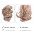 thumbnail image 4 of LANFENG Short Curly Ponytail, Clip On Synthetic Wavy Hair Ponytail Extensions For Thin Hair, 4 of 8