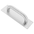 thumbnail image 2 of Poignée de Porte Coulissante en Acier Inoxydable Plaque de Porte en Métal Robuste pour Porte de Feu Commerciale Poignée de Remplacement Taille P, 2 of 9
