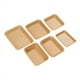 thumbnail image 3 of Plato desechable Plato de barbacoa Plato de cena Plato de papel Plato comercial Papel Kraft Bandeja rectangular Vajilla Caja de fiesta, 3 of 5