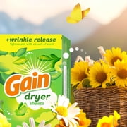 Gain Dryer Sheets, Original Scent, 60 Count