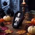 thumbnail image 4 of Kiddiway Halloween Vampire Skull Tombstone Candle - Coffin Design for Home Decor, Halloween Party, Halloween Figurines, and Spooky Themed Gift Giving,C, 4 of 7