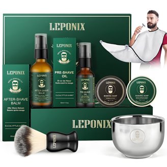 Cremo Man Shaver Gift Set: Barber Grade Razor, Original Shave