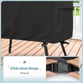thumbnail image 4 of Upgraded Griddle Cover - 22 Inch 28 Inch Single Shelf Griddle Cover with Hood and Stand for Blackstone, Waterproof & Heavy Duty with Large Air Vent and Straps, 4 of 7