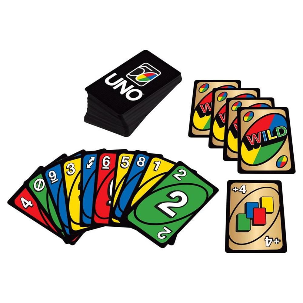 Mattel UNO Premium 50th Anniversary Edition Matching Card Game