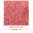 thumbnail image 1 of Langgg Crystal Rhinestone Ribbon Clothing Accessories Sticker Convenient Using Present Decoration Sheet with Shine Appearance Exquisite red 8double side tape, 1 of 6