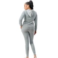 thumbnail image 3 of Women's 2 Piece Warm Fleece Lined Sweatsuit Set, Full Zip Hoodie & Jogger Sweatpants- Tracksuit Plus Size Available S-3XL, 3 of 7