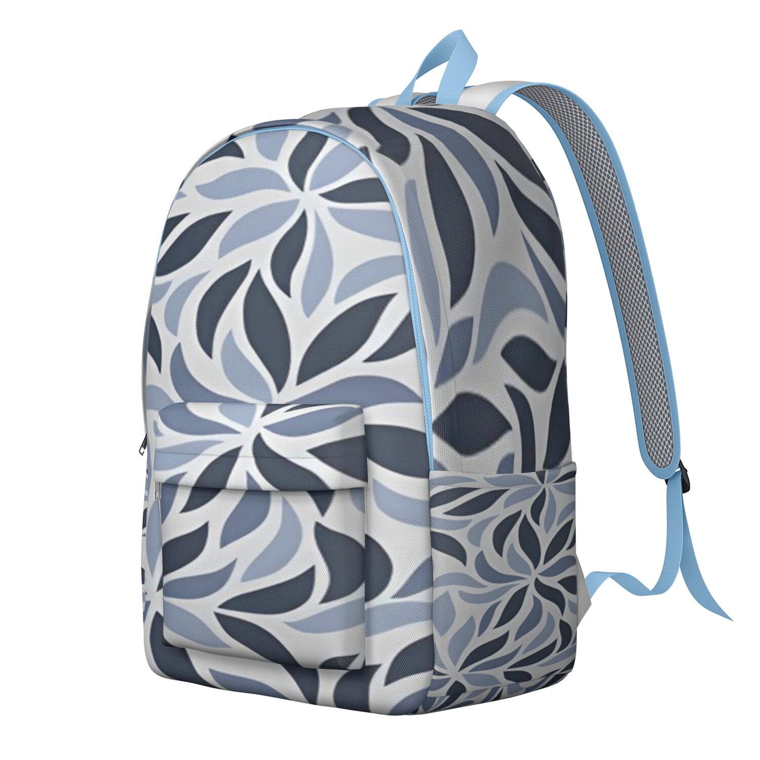 Bohemian Style College Backpack, Lightweight and Durable Laptop Bag with Floral and Tribal Inspired Patterns