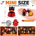 thumbnail image 3 of Halloween Resin Figurines Set - 128pcs Bulk Mini Ducks Decor for Halloween Christmas Party Decor, 3 of 8