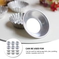 thumbnail image 6 of 12 PCS Tart Mold Aluminum Alloy Sauce Dipping Bowls Cake Cups Round Baking, 6 of 6