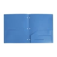 thumbnail image 2 of ZTTD Plastic Pocket Folders 3 Hole Punched with 2 Pockets, Hold Letter Size Paper, 1-Pack, 2 of 9