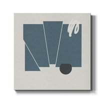 Wexford Home Blue Felt IV-Premium Gallery Wrapped Canvas, 32" x 32" - Ready to Hang