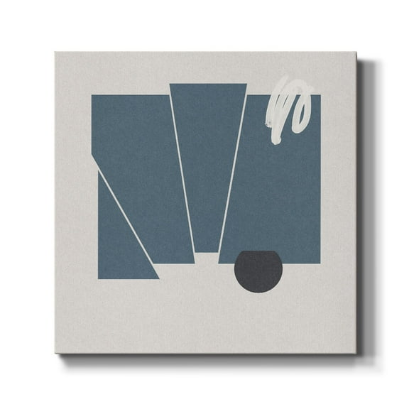 Wexford Home Blue Felt IV-Premium Gallery Wrapped Canvas, 32" x 32" - Ready to Hang