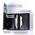 thumbnail image 2 of Tarjetero RFID de cuero minimalista para hombres y mujeres, 2 of 7