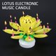 thumbnail image 3 of Cake Candle - Velas de loto giratorias electrónicas - Doble capa (Amarillo) Ndcxsfigh Nuevos Originales, 3 of 9