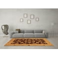 thumbnail image 3 of Ahgly Company Indoor Rectangle Abstract Brown Modern Area Rugs, 8' x 10', 3 of 4