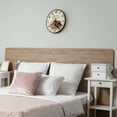 thumbnail image 5 of 12”MDF Wall Clock - Rose, 5 of 11