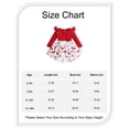 thumbnail image 2 of Newborn Baby Girls Clothes Baby Girls Dress 3-6 Months Baby Girls Long Sleeve Round Neckline Christmas Dress Red, 2 of 8