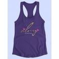 thumbnail image 3 of Silvery Fashion Style  Racerback Tank Women -Image by Shutterstock, Female x-Small, 3 of 4