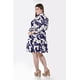 thumbnail image 3 of Vestido camisero con estampado floral Roman Fashion /Tallas Extras, 2659 (Azul flores) azul marino 38, 3 of 6