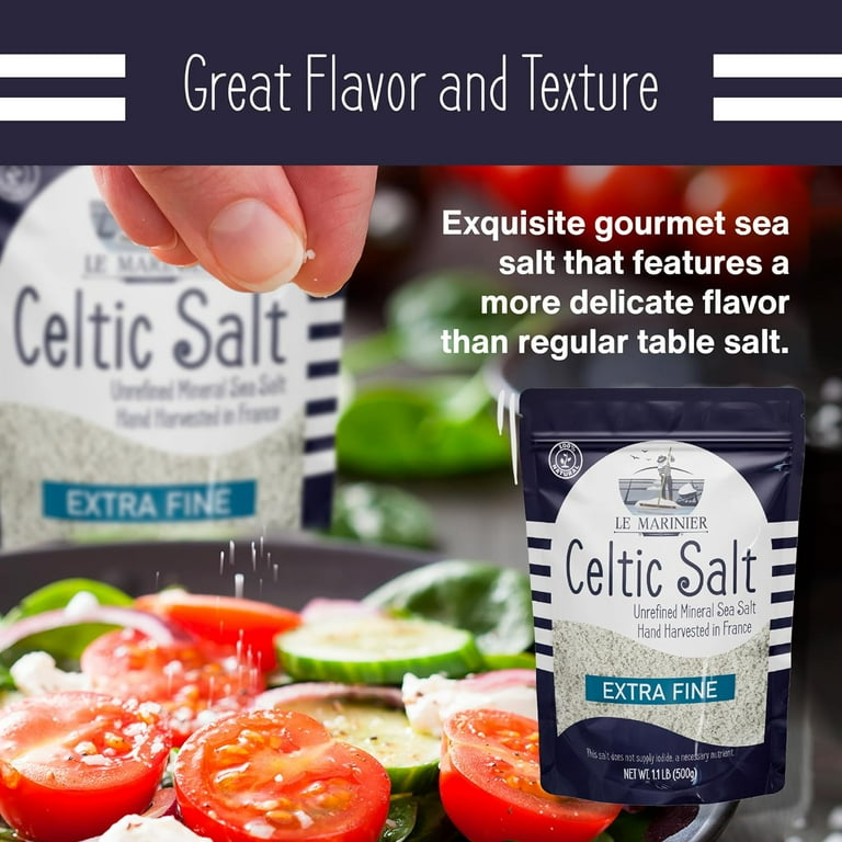 Le Marinier Celtic Sea Salt Extra Fine 1.1lb Unrefined Hand