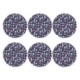 thumbnail image 2 of Disketp Watercolor Marine Animals Funny Coasters,6 Pcs Leather Coasters With Holder, Perfect Housewarming Hostess Gifts,Protect Furniture From Water Marks Scratch And Damage, 2 of 9
