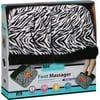 Spa Massage Foot Massager with Comfort Fabric, Zebra