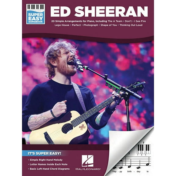 Ed Sheeran - Super Easy Songbook, (Paperback)