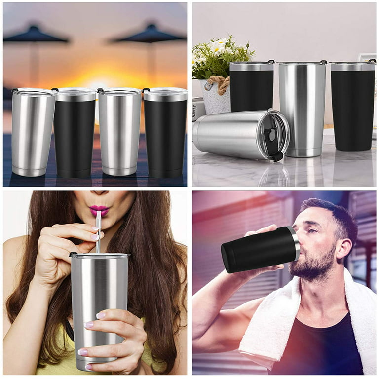Mama Tumbler with Lid & Straw - 18/8 Stainless Steel, Double Wall Vacuum Insulated - Travel Thermal Bottle for Coffee, Water, Juice, Wine - Ideal