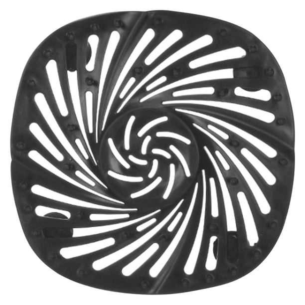 Toystoory Cubierta de desagüe para suelo de baño, tapón colector de pelo de ducha, colador de filtro de fregadero de alcantarillado de cocina Suministros de limpieza para el hogar Negro Toystoory HA002592-03