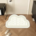 thumbnail image 4 of Qwtwty Bathroom Rugs Clouds Bathroom Floor Mats Toilet Soft Diatom Mud Strong Water Absorbent Foot Mats Toilet Door Antis Slip Mat Drying Carpet, 4 of 6