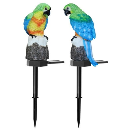 

TureClos Parrot Garden Decor Solar Garden Lights Outdoor Solar Landscape Pathway Decorative Stake Lights for Garden Patio Walkway Yard