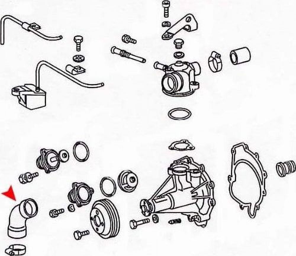 URO 1192030282 Radiator Coolant Hose
