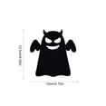 thumbnail image 3 of ShaoXinWan Halloween Bat Ghost Felt Placemat Set,Heat Resistant Non Slip Dining Table Mats,Spooky Reusable Washable Placemats for Table Setting and Party Decor, 3 of 6
